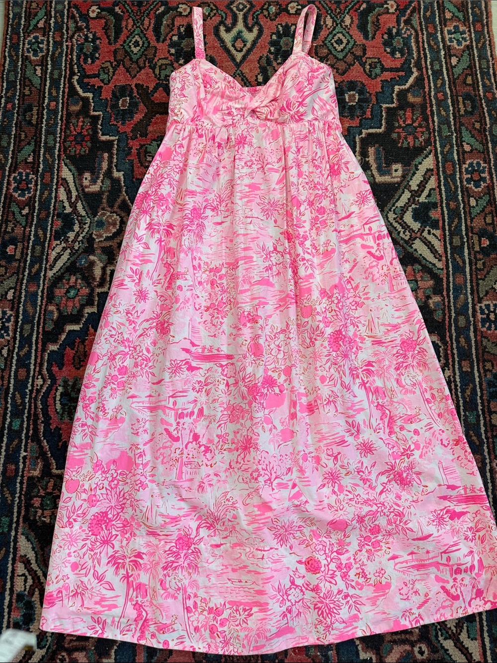 Lilly Pulitzer maxi sundress - pockets!